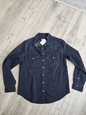 Levi's Black Western Button Down